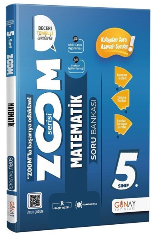 Günay Yayınları 5. Sınıf Matematik Yeni Zoom Soru Bankası