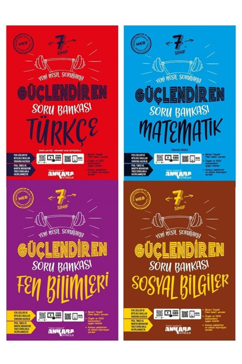 7. Sınıf Güçlendiren Soru Bankası Set (4 Kitap)