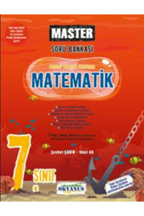7. Sınıf Matematik Soru Bankası Master 9786057832740