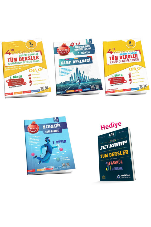 Lgs 1.Dönem Kamp Ve Deneme Seti + Avantaj Kamp-Deneme (5 Kitap)