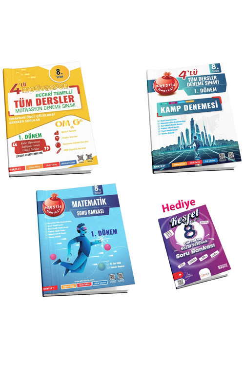 Lgs 1.Dönem Kamp Ve Deneme Seti + Görsel Sözel Yetenek Sb (4 Kitap)