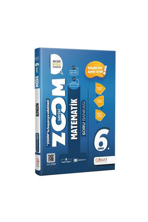 Yeni Müf. 6. Sınıf Matematik Zoom Serisi Soru Bankası Güncel