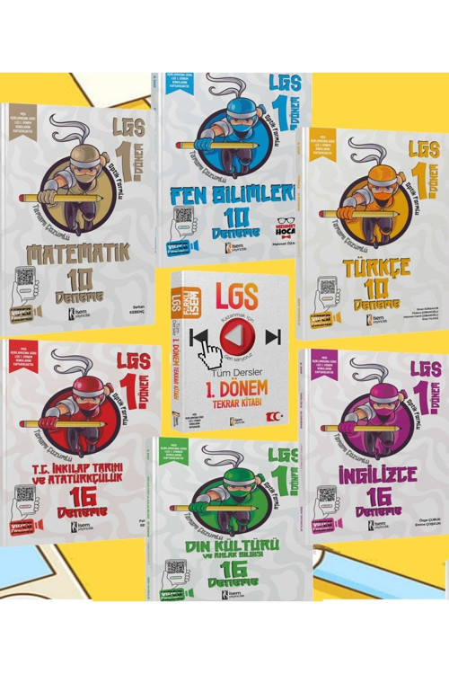 8.Sınıf 1.Döne Isem Ders Denemeleri + 1.Dönem Tekrar Kitabı B2 Dikkat Psikomotor Hız Testi