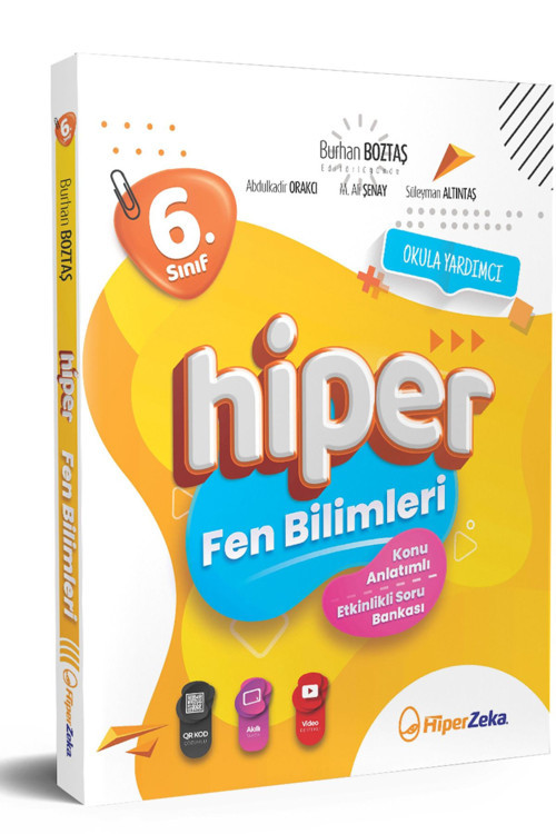 2024 6. Sınıf Hiper Fen Bilimleri Konu Anlatımlı & Etkinlikli Soru Bankası Burhan Boztaş