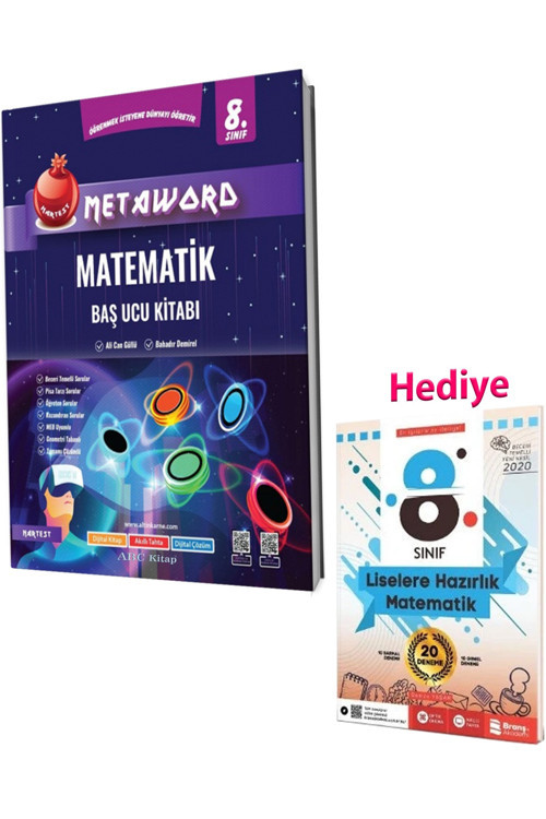 8.Sınıf Metaword Matematik Soru Bankası Ve Branş Akademi Matematik Deneme 2023 (2 Kitap)