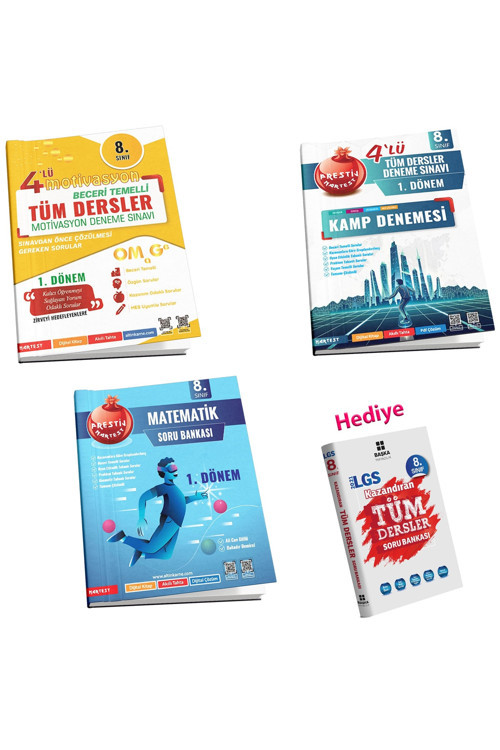 Lgs 1.Dönem Kamp Ve Deneme Seti + Tüm Dersler Sb (4 Kitap)