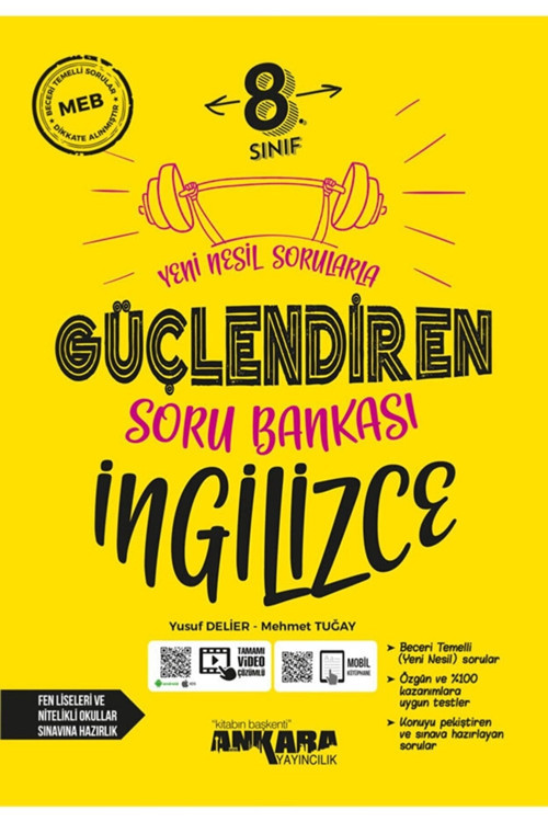 Ankara Yayıncılık 8. Sınıf Güçlendiren Ingilizce Soru Bankası