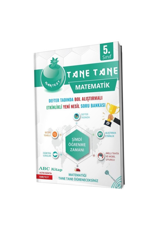 5. Sınıf Yeşil Tane Tane Matematik Soru Bankası Nartest Yayınları