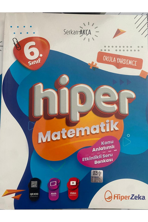 2024-2025 6. Sınıf Hiper Matematik Konu Anlatımlı & Etkinlikli Soru Bankası 9786256935181