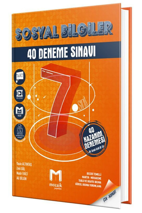 7.Sınıf Mozaik Deneme 40Lı Sosyal Bilgi