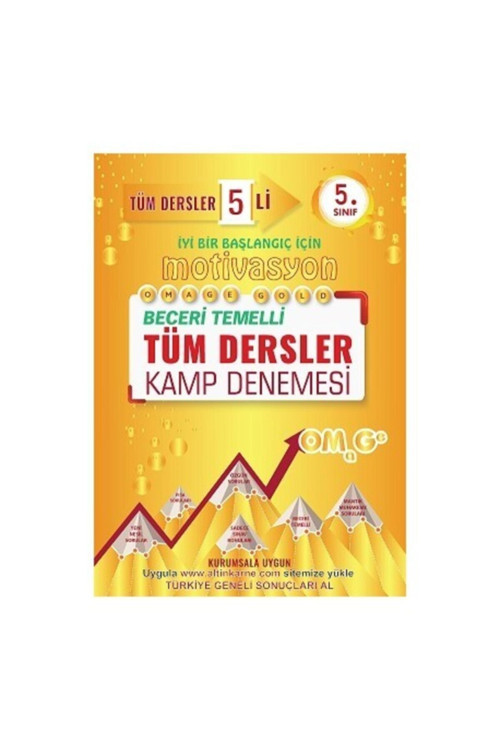 5. Sınıf Omage Tüm Dersler 5 Li Motivasyon Kamp Denemesi / Nartest Yayınevi / 9786257195010
