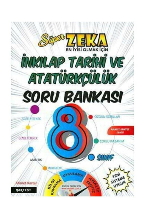 Nartest Yayınevi 8. Sınıf T.C. Inkılap Tarihi Soru Bankası Fen Li