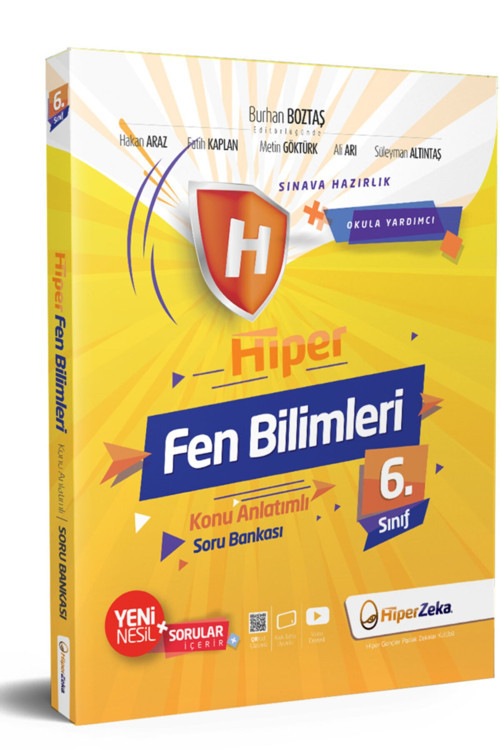 6. Sınıf Hiper Fen Bilimleri Konu Anlatımlı & Soru Bankası | Burhan Boztaş
