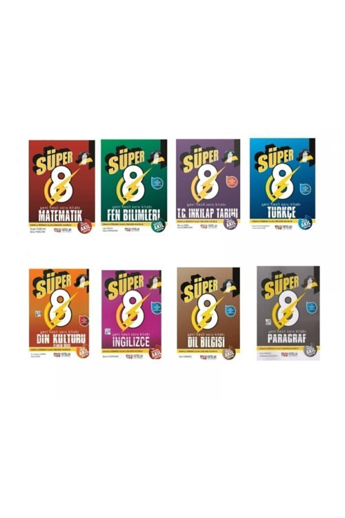 8.Sınıf Süper Yeni Nesil Soru Bankası Set 8 Kitap