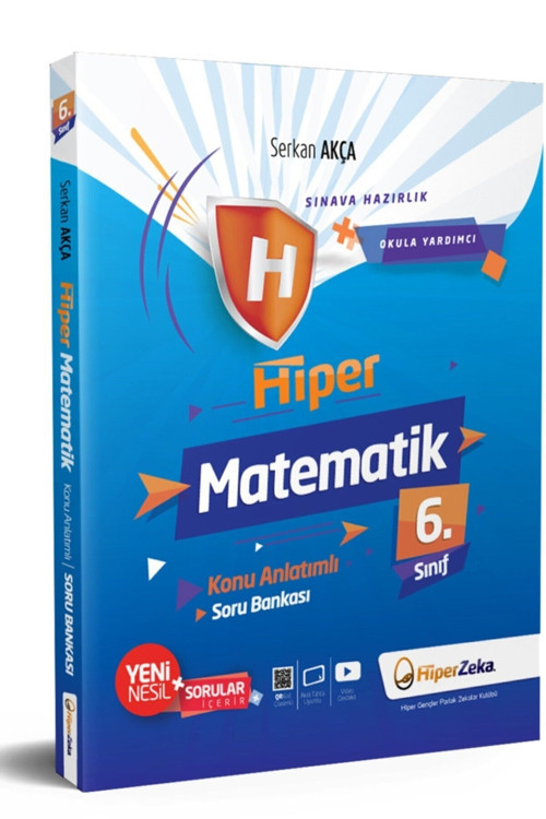 Hiperzeka 6. Sınıf Hiper Matematik Konu Anlatımlı & Soru Bankası