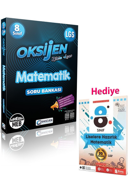 8. Sınıf Matematik Soru Bankası Ve Branş Akademi Matematik Deneme (2 Kitap)