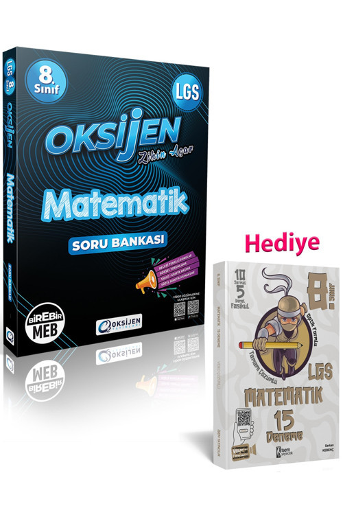 8. Sınıf Matematik Soru Bankası Ve Isem Matematik Deneme (2 Kitap)