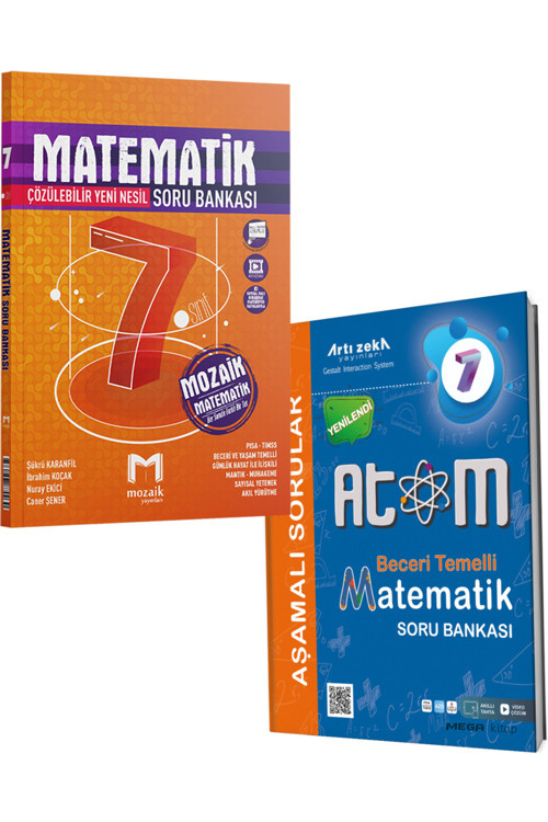 Mozaik , Artızeka 7. Sınıf Matematik Soru Bankası Seti