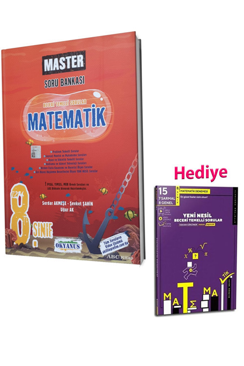 8. Sınıf Master Matematik Soru Bankası Ve Matsev Matematik Deneme (2 Kitap)
