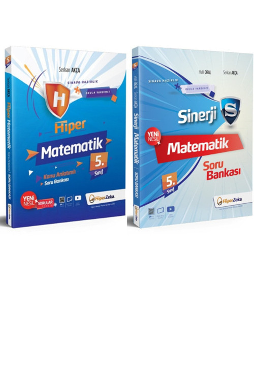Yayınları 5.Sınıf Hiper Matematik Konu Anlatımı+Sinerji Soru Bankası Set