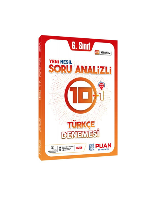 6.Sınıf Türkçe Deneme Sınavı 10 1