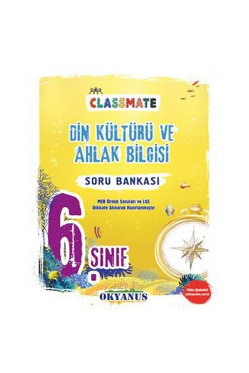 Okyanus Yayınları 6. Sınıf Din Kültürü Ve Ahlak Bilgisi Classmate Soru Bankası