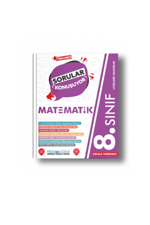 8.Sınıf Matematik Sorular Konuşuyor Soru Bankası