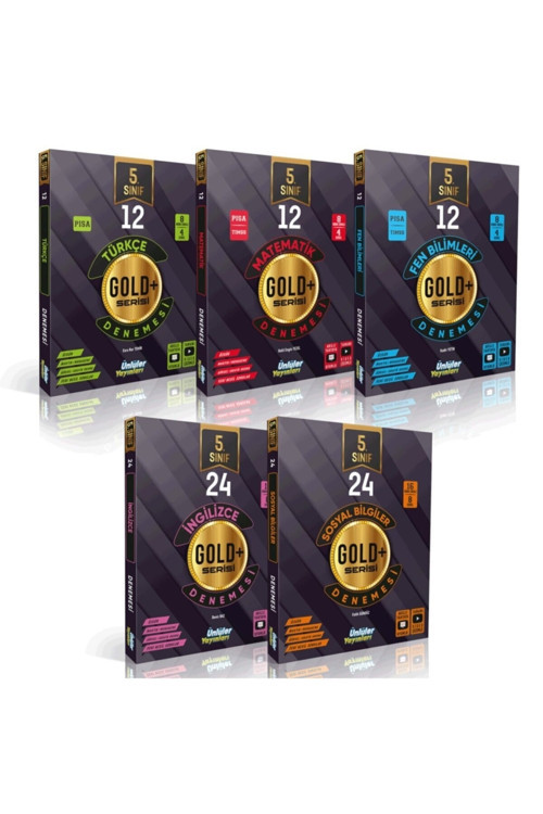 5.Sınıf Tüm Dersler Gold+ Deneme Fırsat Seti