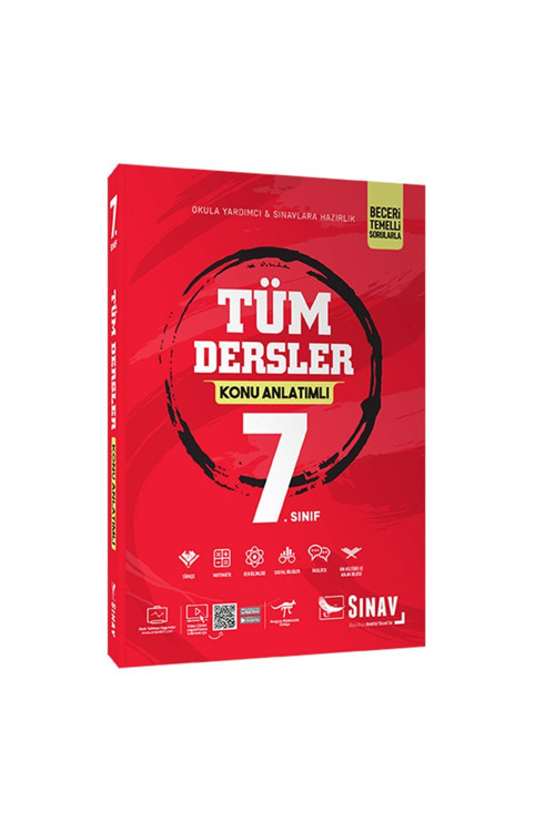 Sınav 7.Sınıf Tüm Dersler Konu Anlatımlı Soru Bankası