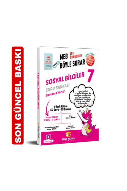 7. Sınıf Sosyal Bilgiler Soru Bankası