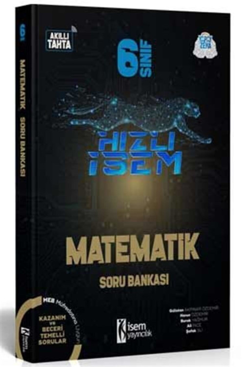 Isem 6. Sınıf Hızlı Isem Matematik Soru Bankası Isem Yayıncılık