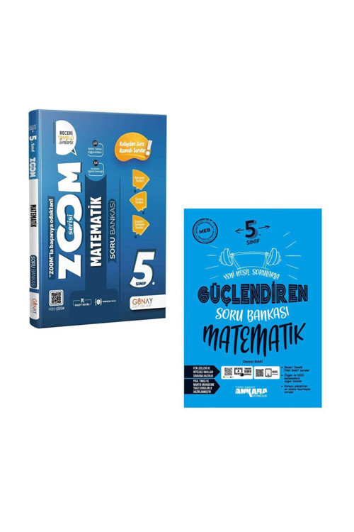 Zoom 5. Sınıf Matematik Soru Bankası Ve Ankara Güçlendiren Matematik Soru Bankası