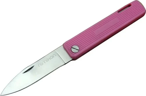K200PİNK Kamp / Bahçe Çakı Pembe 18 cm - Manuel, Plastik Sap