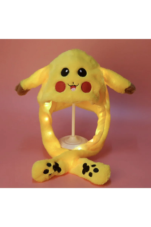 Pokemon Kışlık Kalın Bere Işıklı Kulakları Oynatilabilen