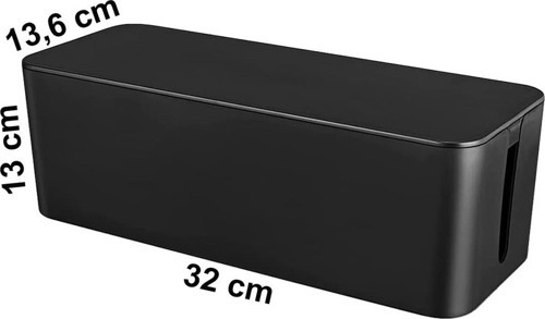 Kablo Düzenleme Kutusu (Siyah Renk-Büyük Boy) GT-PK06