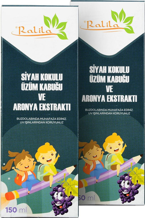 Siyah Üzüm Kabuğu - Aronya Ekstraktı 150 ml x2 Adet