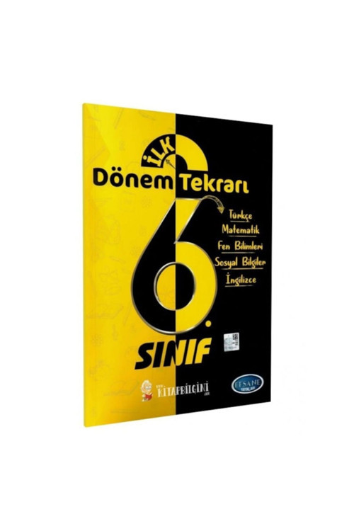6. Sınıf Ilk Dönem Tekrarı Tatil Kitabı Efsane Yayınları
