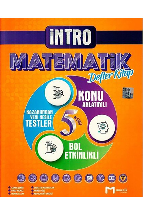 5.Sınıf Mozaik İntro Defter Matematik