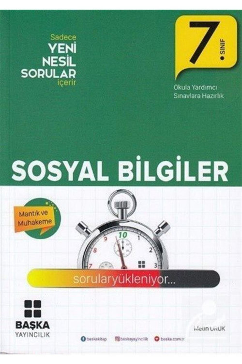 7. Sınıf Sosyal Bilgiler Yeni Nesil Sorular