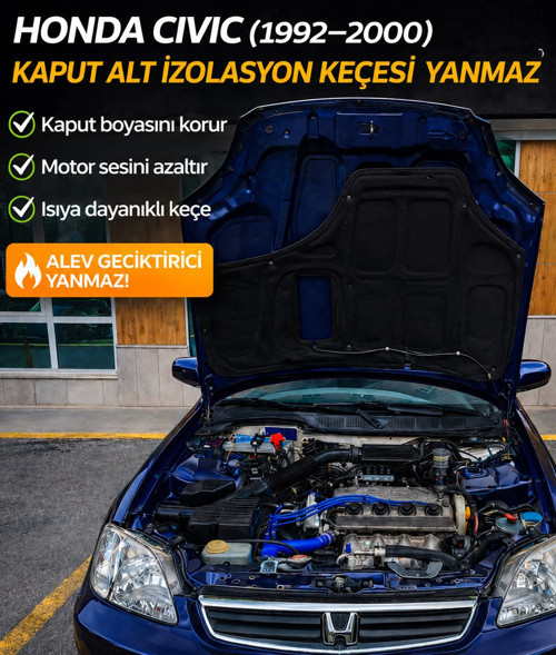 Honda Civic Kaput Alt İzalasyon Keçesi 1992-2000 74141-SR3-000
