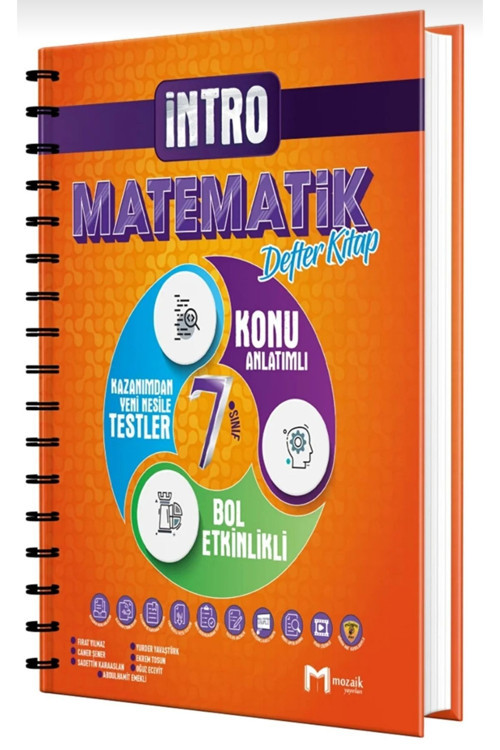 Mozaik 7. Sınıf Matematik Defter Kitap