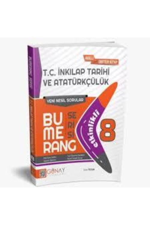 Günay Yayınları Bumerang 8. Sınıf T.C Inkilap Tarihi Ve Atatürkçülük