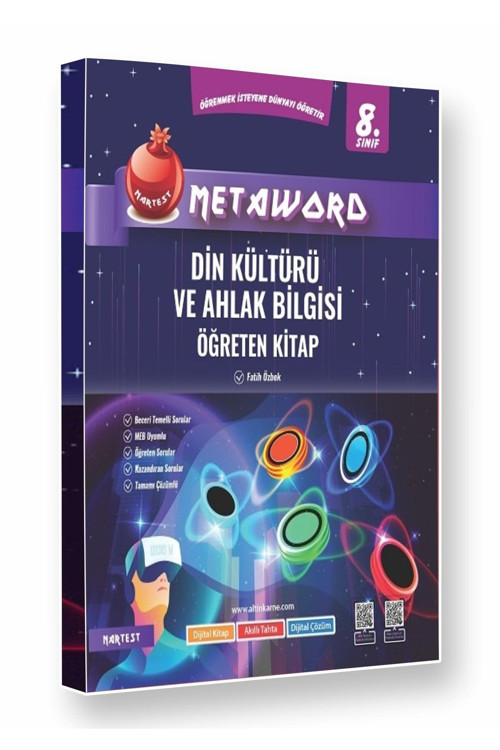 Nartest Yayınları 8. Sınıf Metaword Din Kültürü Baş Ucu Kitabı