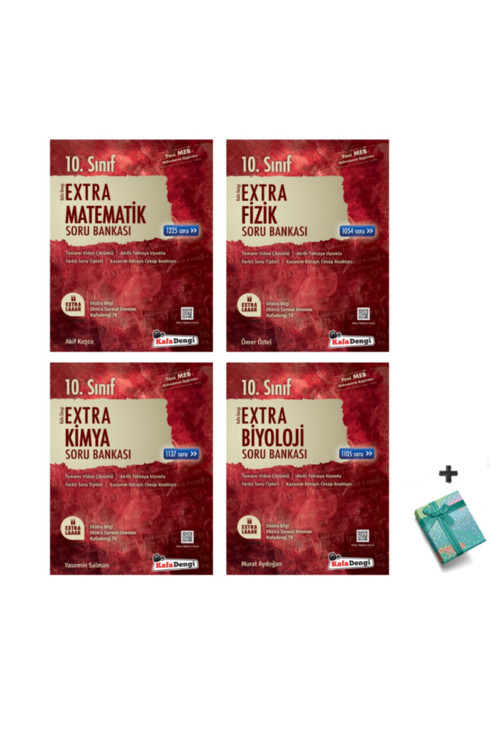 Kafa Dengi 10.Sınıf Extra Sayısal Soru Bankası Seti-4 Kitap