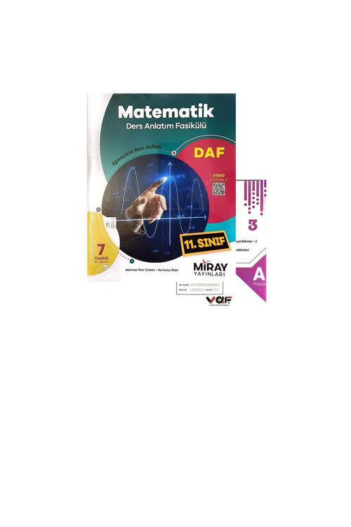 Miray Yayınları 11.Sınıf Matematik Daf-Yeni-Aydın Yayınları Denemeli