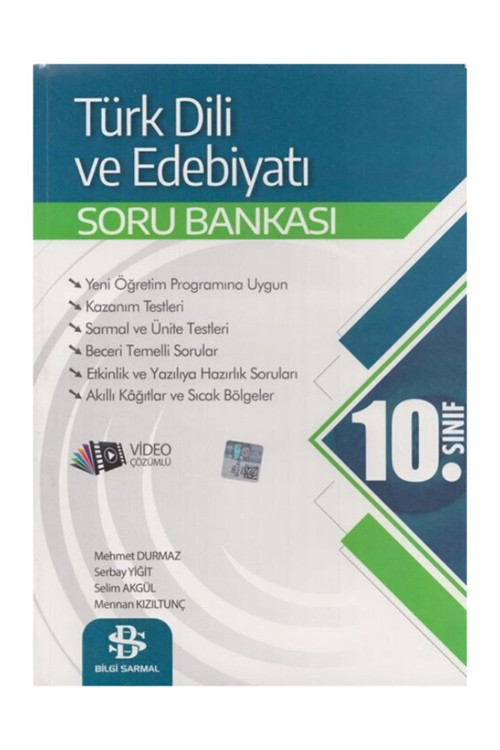 Bilgi Sarmal 10. Sınıf Türk Dili Ve Edebiyatı Soru Bankası