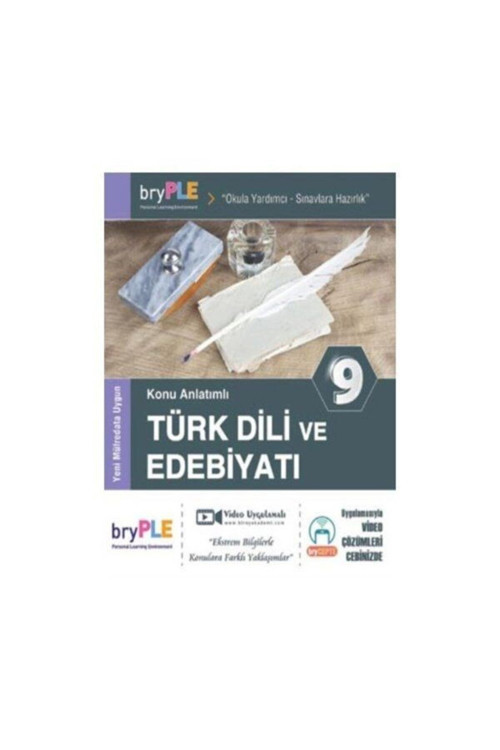 Ple 9. Sınıf Türk Dili Ve Edebiyatı Konu Anlatımlı Birey Yayınlar