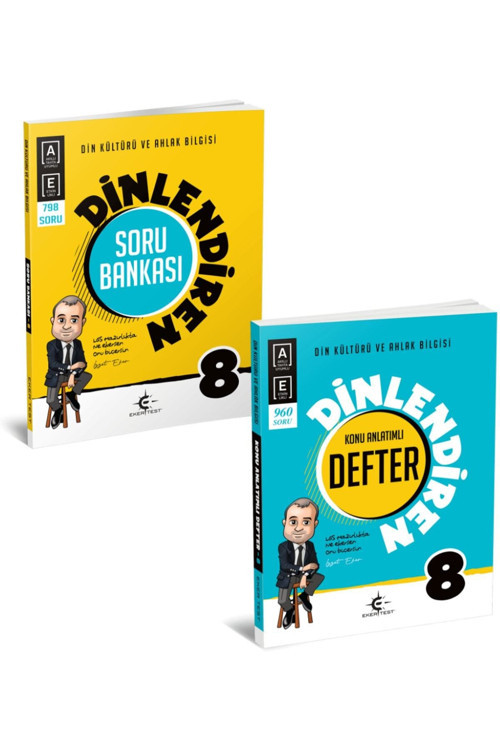 8 Sınıf Dinlendiren Defter Ve Soru Bankası Set 2 Kitap
