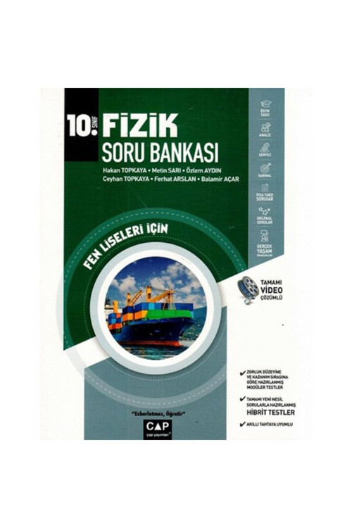 10. Sınıf Fen Lisesi Fizik Soru Bankası
