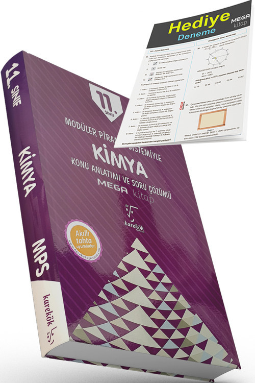 Karekök 11.Sınıf Kimya Mps (Modüler Piramit Sistemi) Konu Anlatım (Deneme Hediyeli)